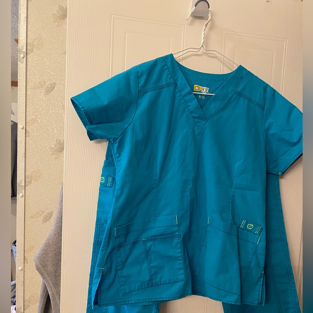 WonderWink Women's Teal Scrub Set